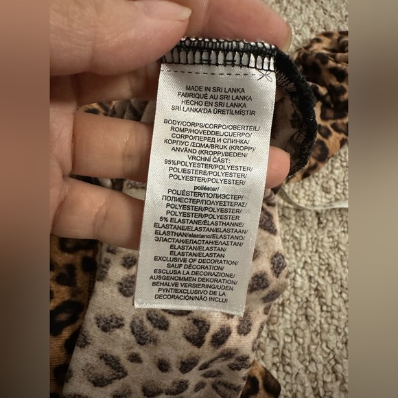 Lauren Ralph Lauren Leopard Print Women's Blouse size L - Picture 6 of 7